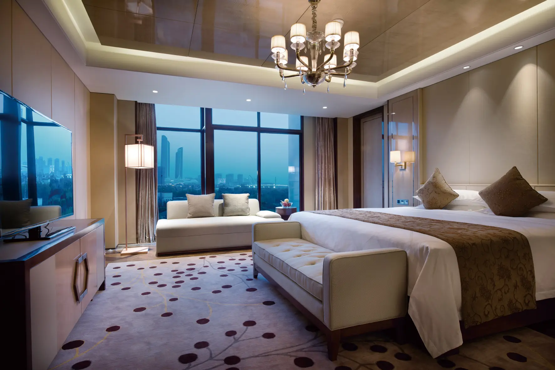 Twin room with garden view